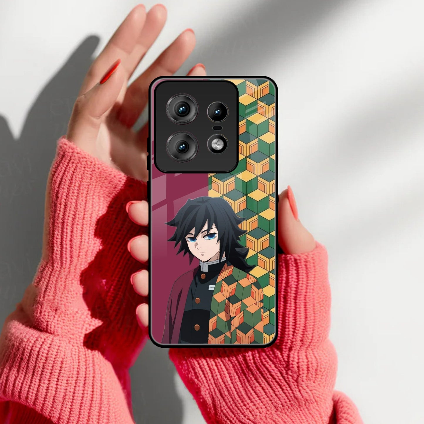 The Calm One Glass Case Cover For Motorola