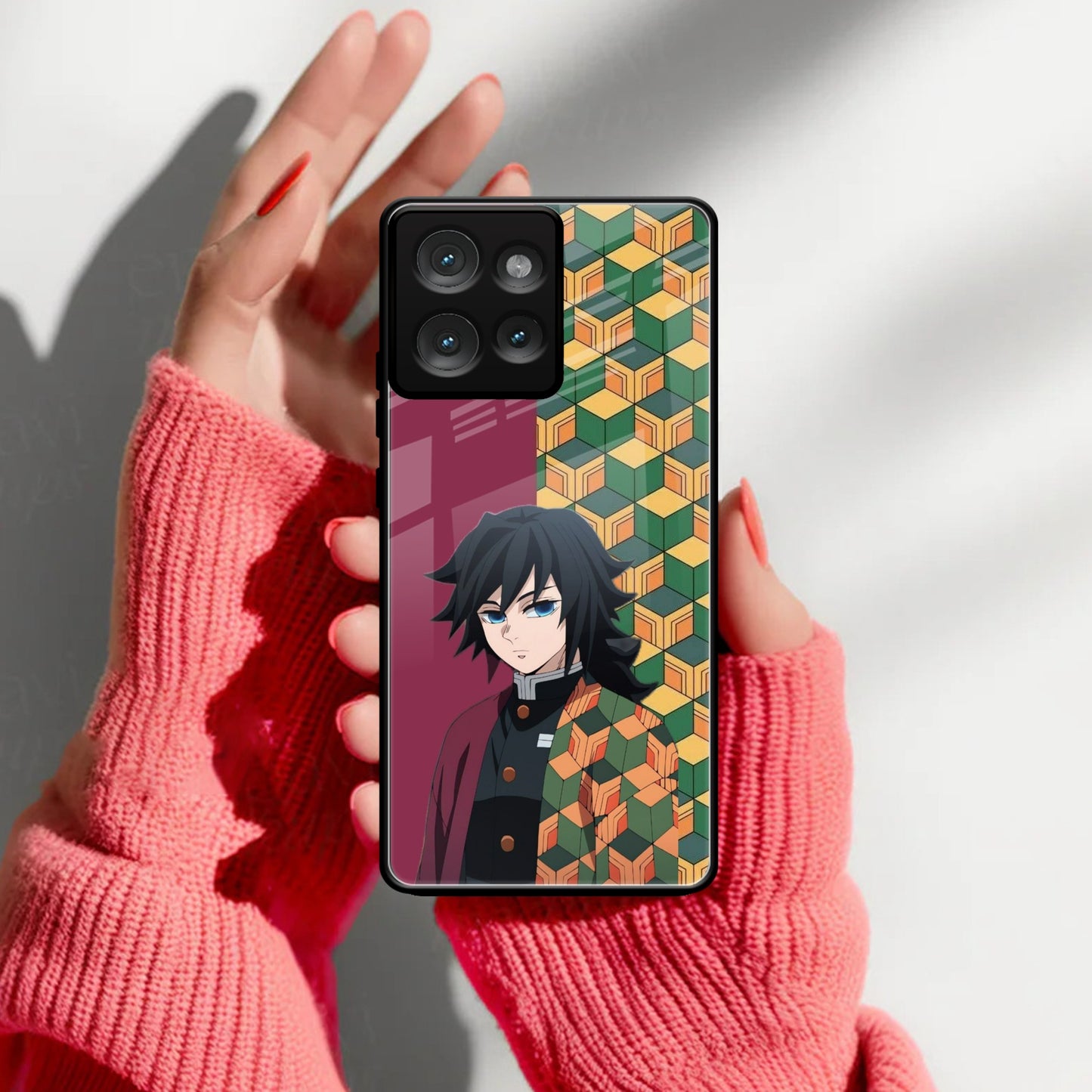 The Calm One Glass Case Cover For Motorola