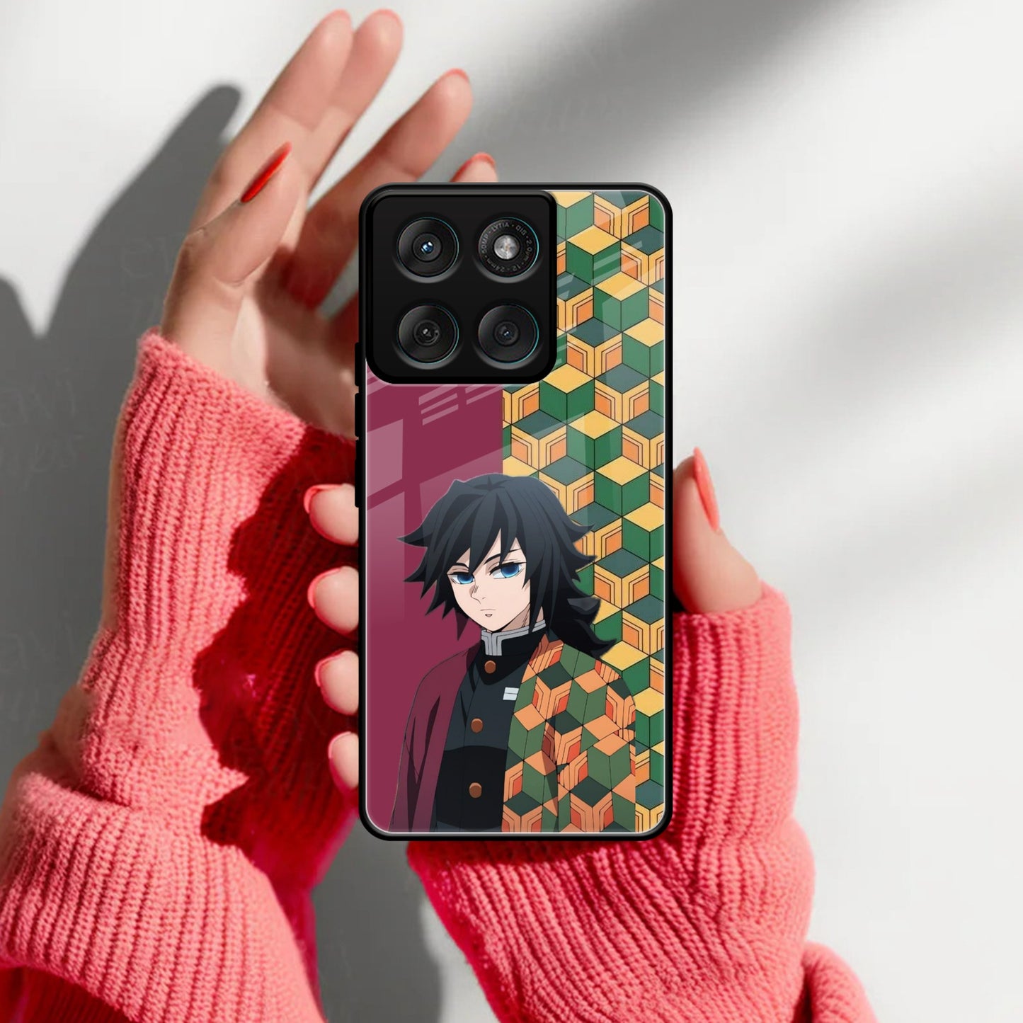 The Calm One Glass Case Cover For Motorola