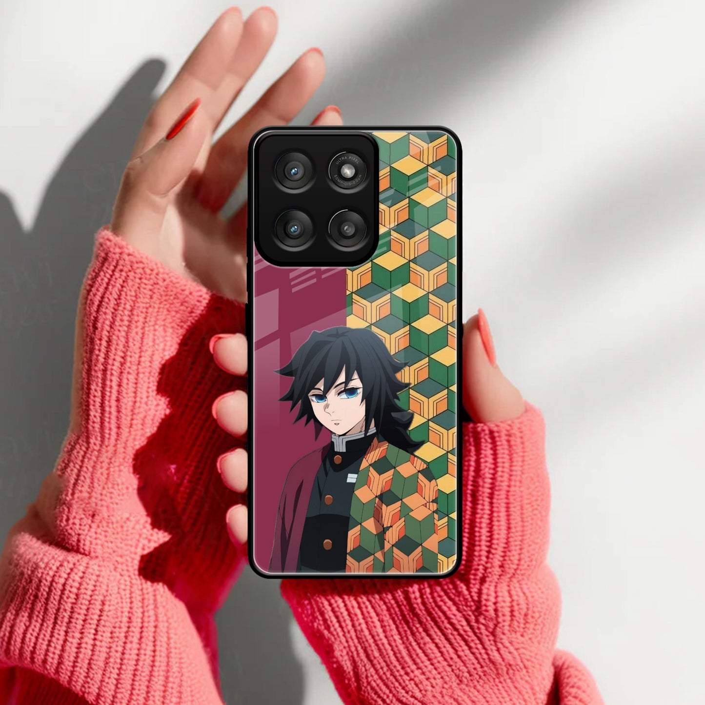 The Calm One Glass Case Cover For Motorola