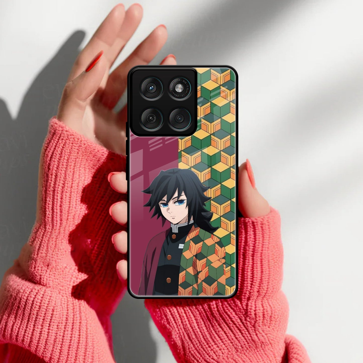 The Calm One Glass Case Cover For Motorola