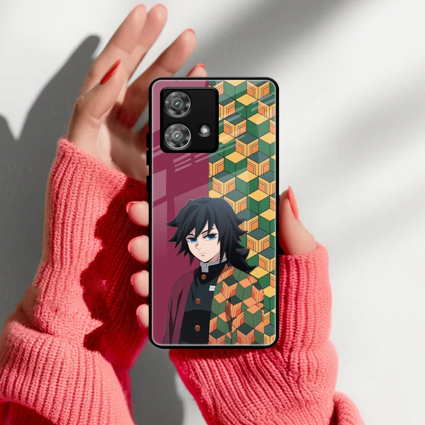 The Calm One Glass Case Cover For Motorola