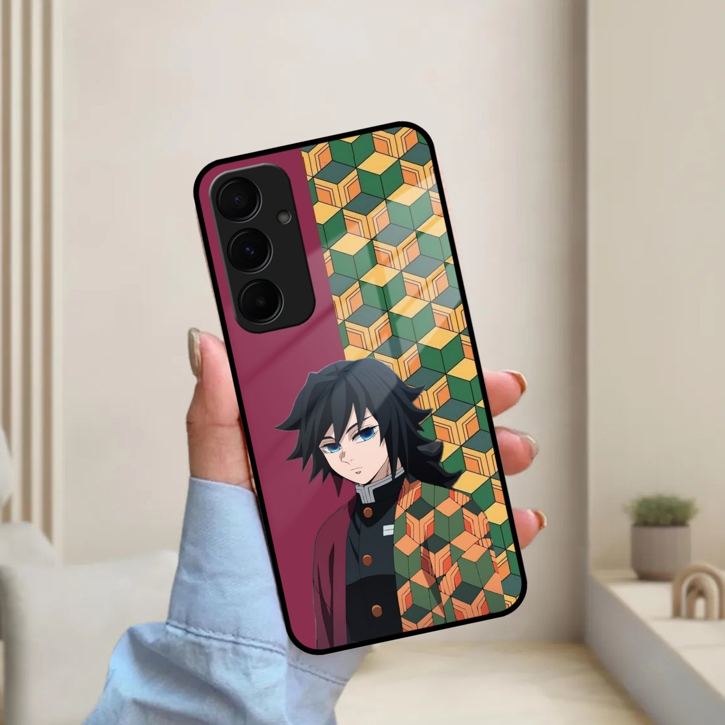 The Calm One Glass Case Cover For Samsung