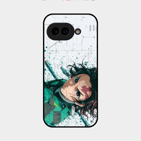 The Gentle Slayer Glass Case Cover For Google Pixel 9A 5G