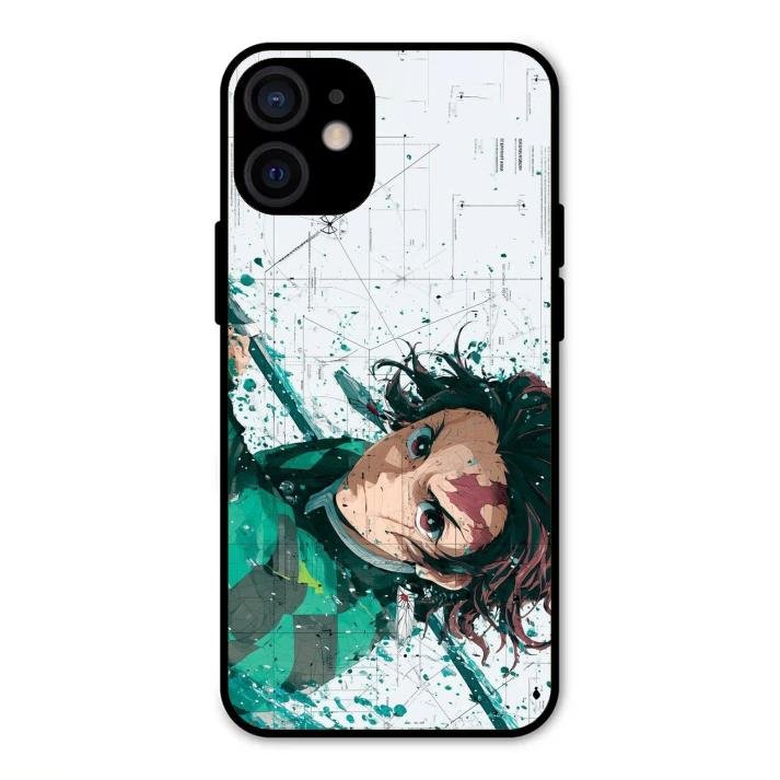 The Gentle Slayer Glass Case Cover For iPhone 12 mini