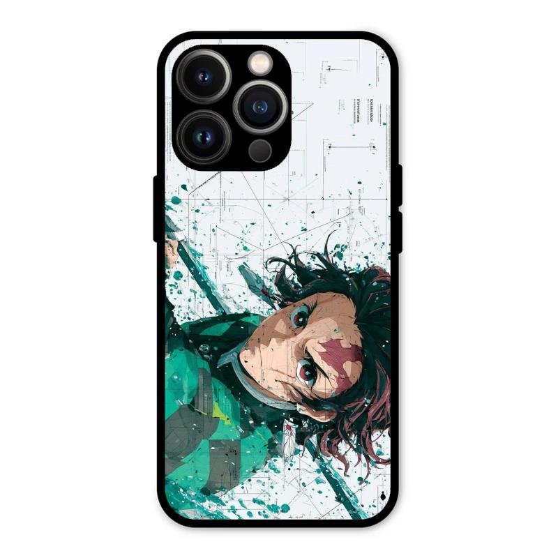 The Gentle Slayer Glass Case Cover For iPhone 13 Pro