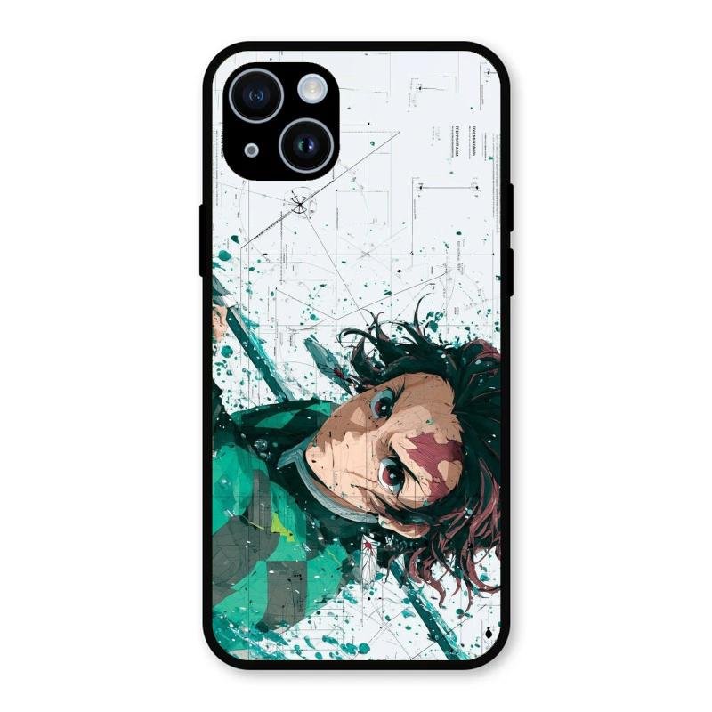 The Gentle Slayer Glass Case Cover For iPhone 14 Plus
