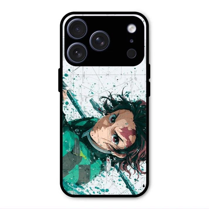 The Gentle Slayer Glass Case Cover For iPhone 17 Pro Max