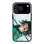 The Gentle Slayer Glass Case Cover For iPhone 17 Pro
