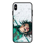 The Gentle Slayer Glass Case Cover For iPhone XS Max