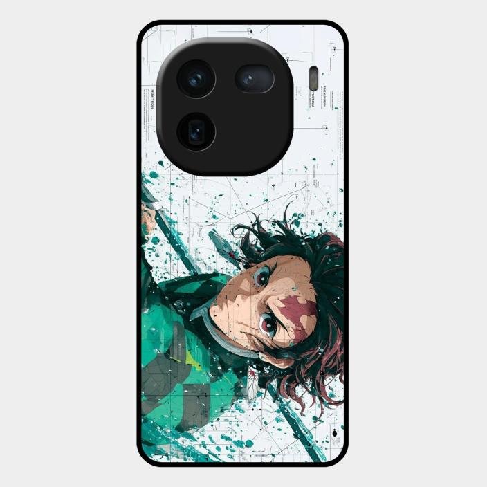 The Gentle Slayer Glass Case Cover For Iqoo 12 5G