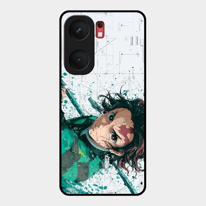 The Gentle Slayer Glass Case Cover For Iqoo Neo 9 Pro 5G