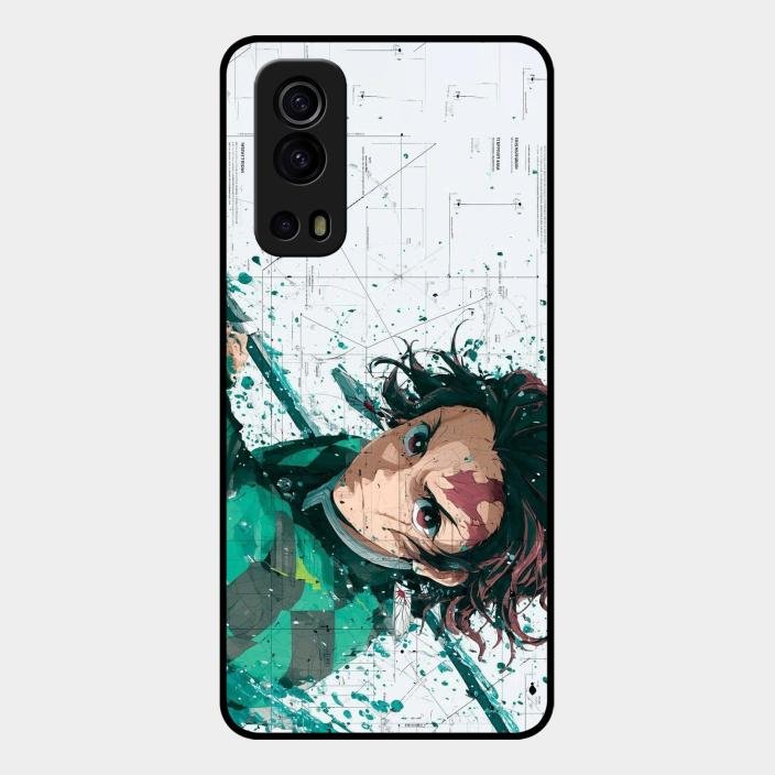 The Gentle Slayer Glass Case Cover For Iqoo Z3 5G