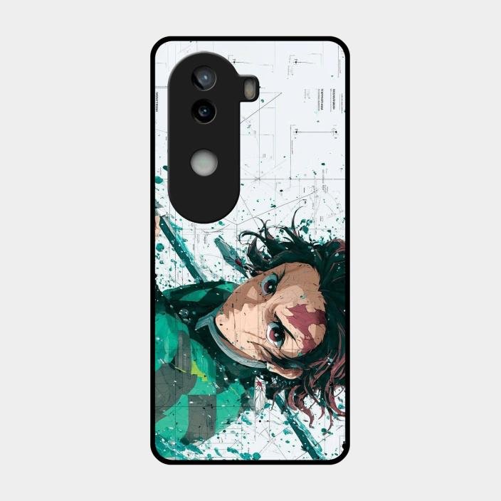 The Gentle Slayer Glass Case Cover For Iqoo Z9S 5G