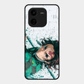 The Gentle Slayer Glass Case Cover For Iqoo Z9X 5G