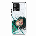 The Gentle Slayer Glass Case Cover For Motorola Edge 40 5G