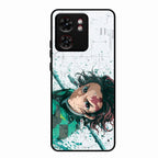 The Gentle Slayer Glass Case Cover For Motorola Edge 40