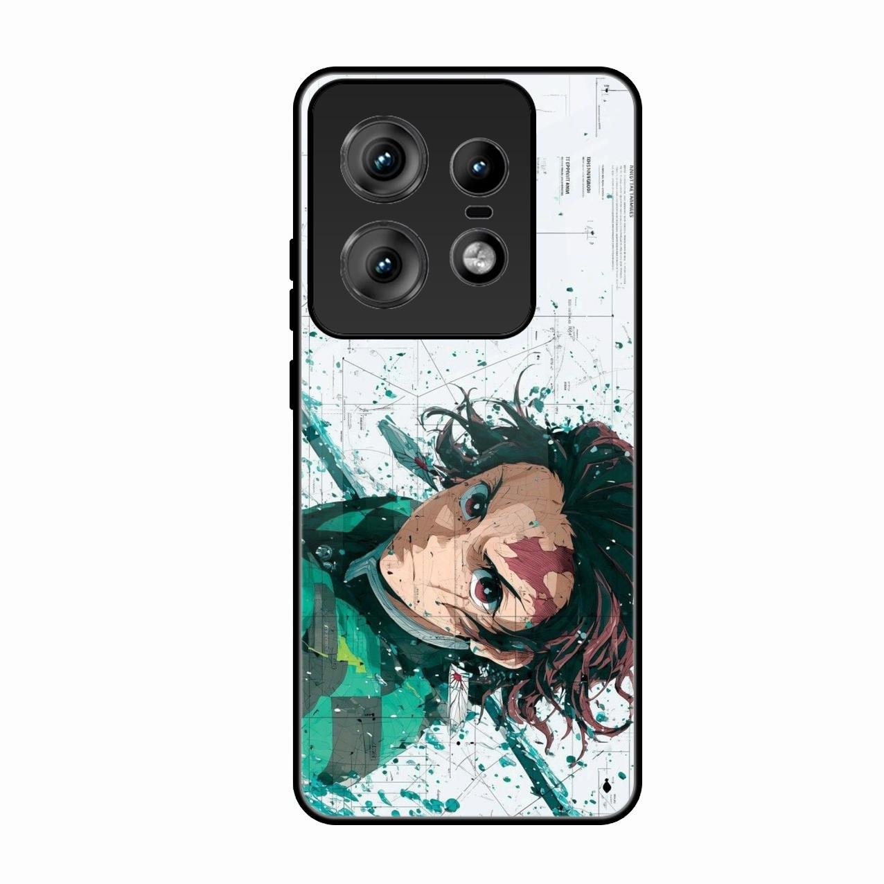 The Gentle Slayer Glass Case Cover For Motorola Edge 50 Pro
