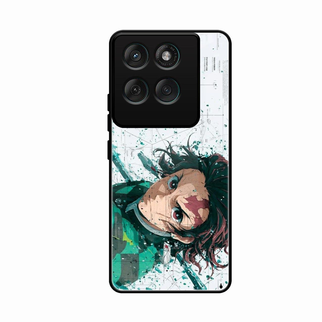 The Gentle Slayer Glass Case Cover For Motorola Edge 60 Pro 5G