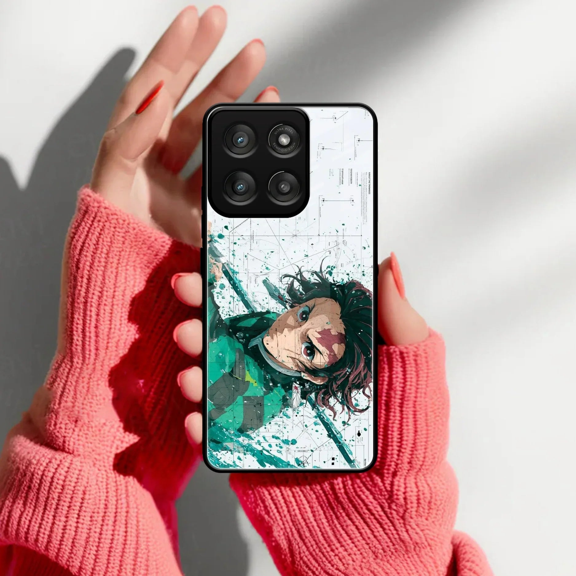 The Gentle Slayer Glass Case Cover For Motorola - ShopOnCliQ