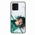 The Gentle Slayer Glass Case Cover For Motorola g84 5G