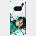 The Gentle Slayer Glass Case Cover For Nothing Phone 2A Plus