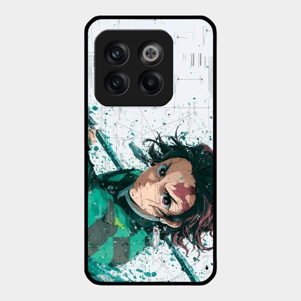 The Gentle Slayer Glass Case Cover For Oneplus 10T 5G