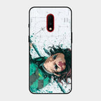 The Gentle Slayer Glass Case Cover For Oneplus 7