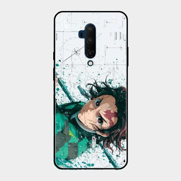 The Gentle Slayer Glass Case Cover For Oneplus 7T Pro