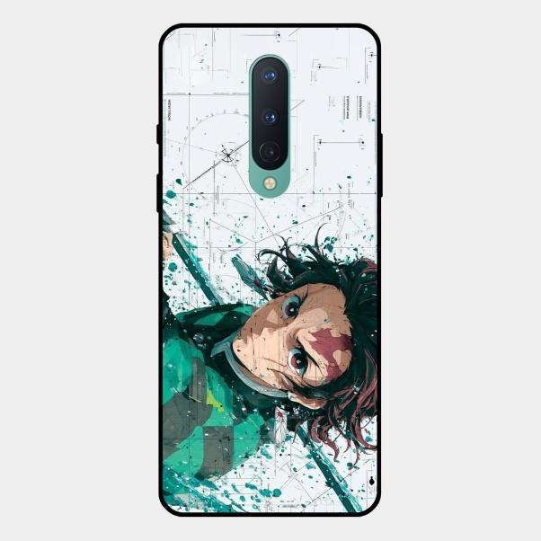 The Gentle Slayer Glass Case Cover For Oneplus 8