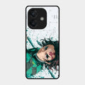 The Gentle Slayer Glass Case Cover For Oppo A3X 5G