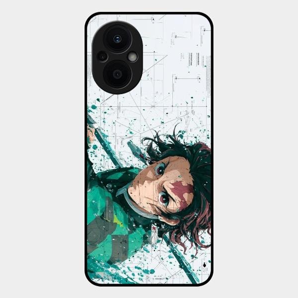 The Gentle Slayer Glass Case Cover For Oppo F21S Pro 5G
