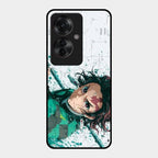 The Gentle Slayer Glass Case Cover For Oppo F25 Pro 5G