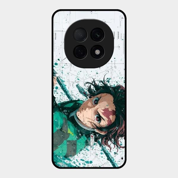 The Gentle Slayer Glass Case Cover For Oppo F29 Pro 5G