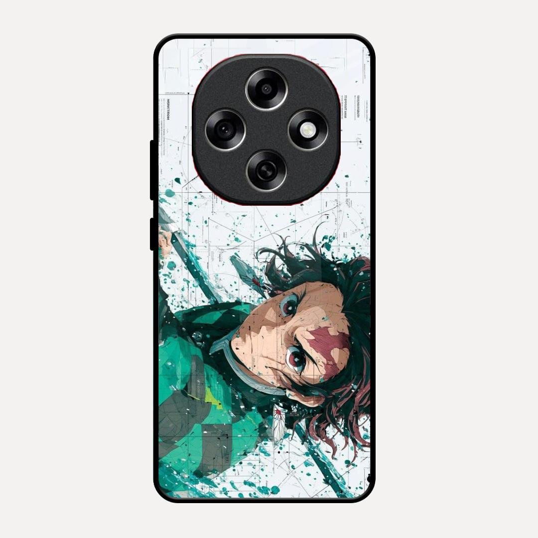The Gentle Slayer Glass Case Cover For Oppo F31 Pro 5G