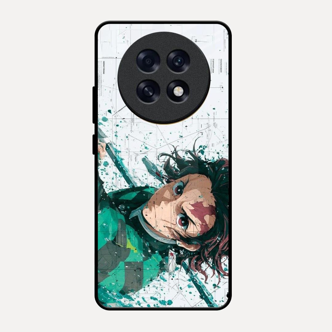 The Gentle Slayer Glass Case Cover For Oppo F31 Pro Plus 5G