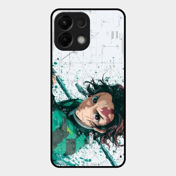 The Gentle Slayer Glass Case Cover For Oppo K13 5G