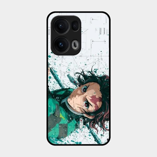 The Gentle Slayer Glass Case Cover For Oppo Reno 13 Pro 5G