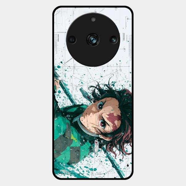 The Gentle Slayer Glass Case Cover For Realme 11 Pro 5G