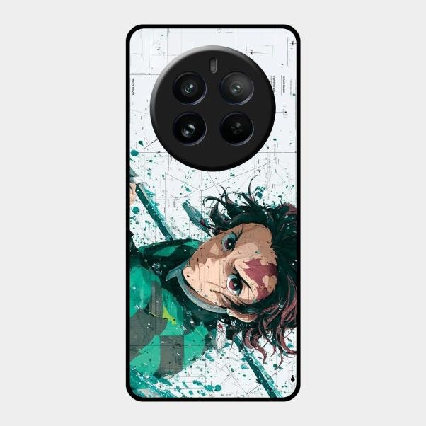 The Gentle Slayer Glass Case Cover For Realme 12 Pro Plus 5G