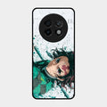 The Gentle Slayer Glass Case Cover For Realme 13 Plus 5G