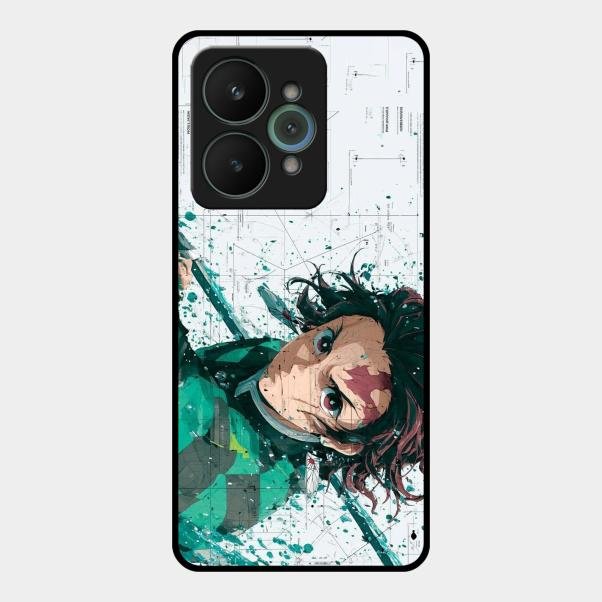 The Gentle Slayer Glass Case Cover For Realme 15 5G