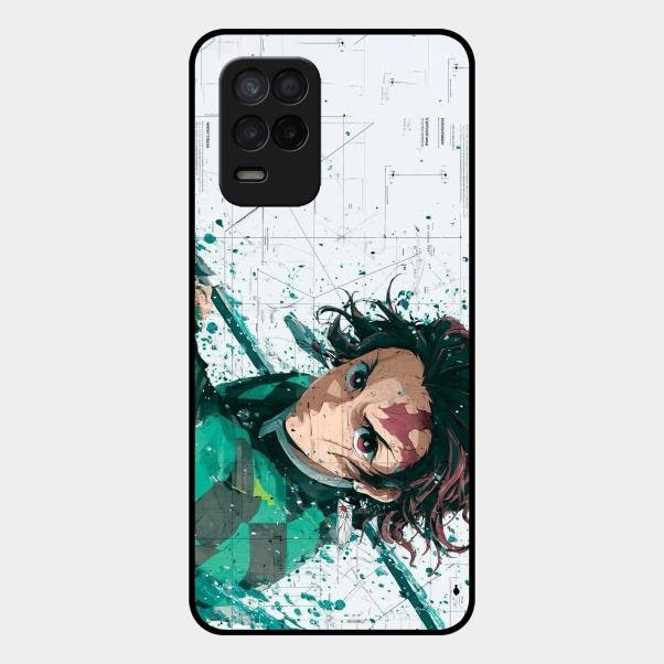 The Gentle Slayer Glass Case Cover For Realme 9 5G