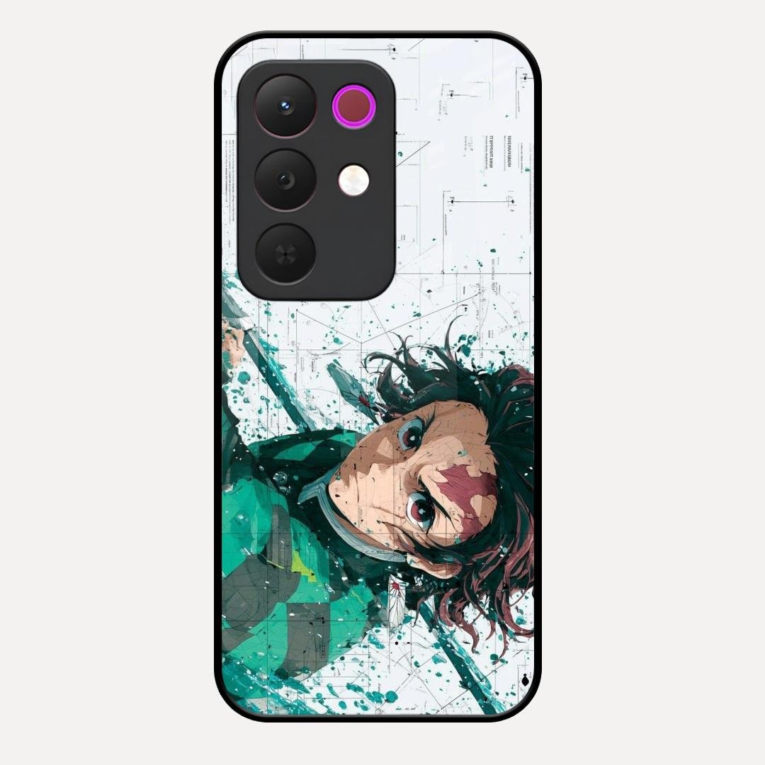 The Gentle Slayer Glass Case Cover For Realme C85 5G