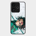 The Gentle Slayer Glass Case Cover For Redmi 13 5G
