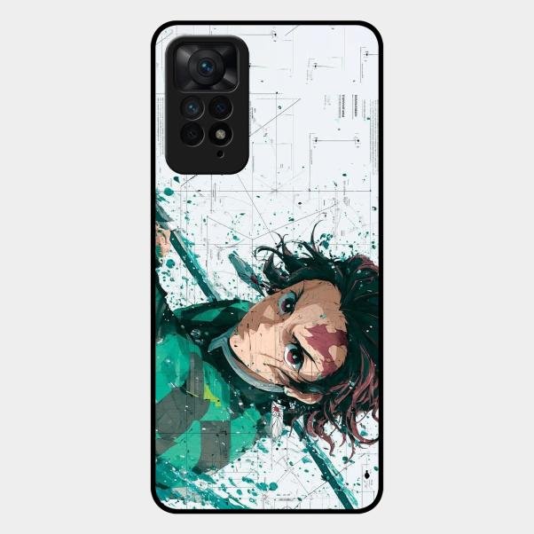 The Gentle Slayer Glass Case Cover For Redmi Note 11 Pro Plus 5G