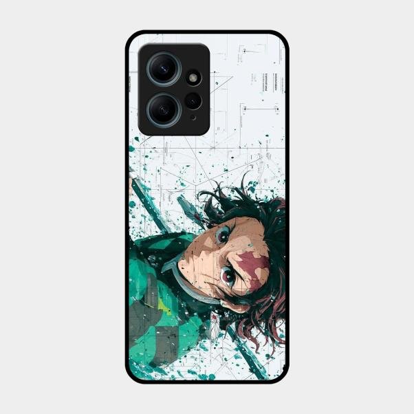 The Gentle Slayer Glass Case Cover For Redmi Note 12 4G