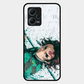 The Gentle Slayer Glass Case Cover For Redmi Note 12 5G
