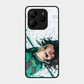 The Gentle Slayer Glass Case Cover For Redmi Note 14 Se 5G