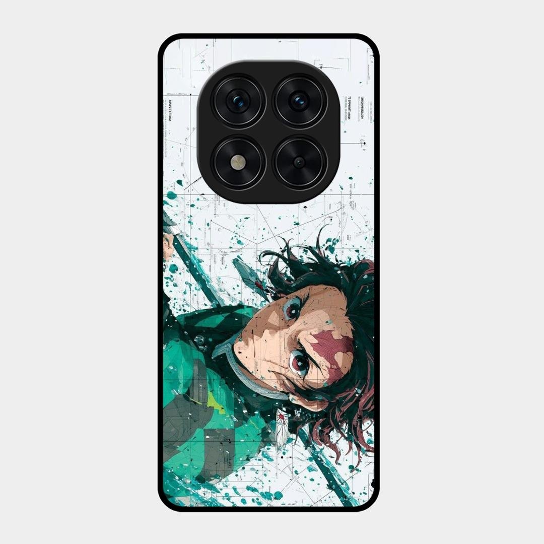 The Gentle Slayer Glass Case Cover For Redmi Note 15 Pro 5G